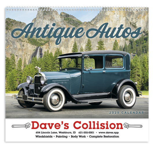 Good Value Antique Autos  Spiral Calendar-7057