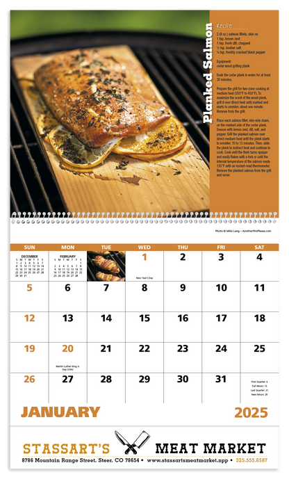 Good Value Grilling  Spiral Calendar-7062