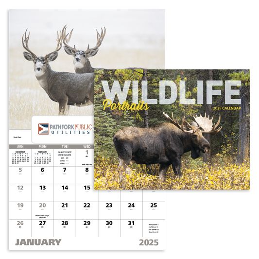 Good Value Wildlife Portraits  Window Calendar-7563