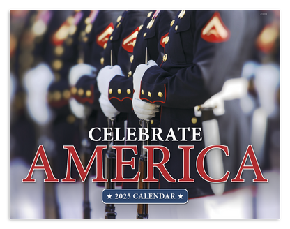 Good Value Celebrate America  Window Calendar-7569