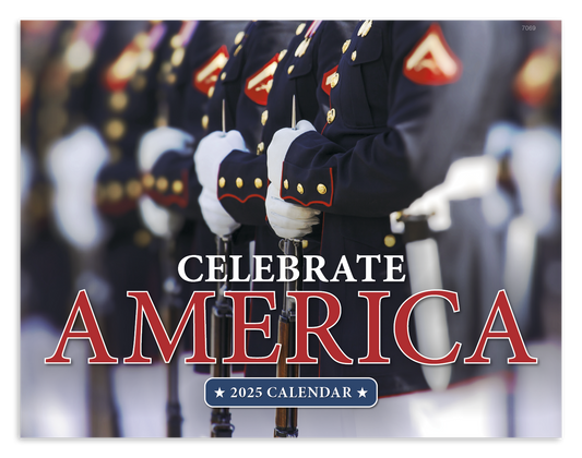 Good Value Celebrate America  Window Calendar-7569