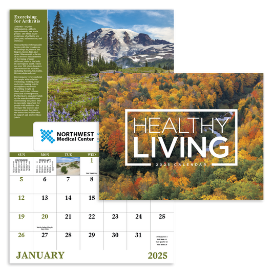 Good Value Healthy Living  Window Calendar-7573