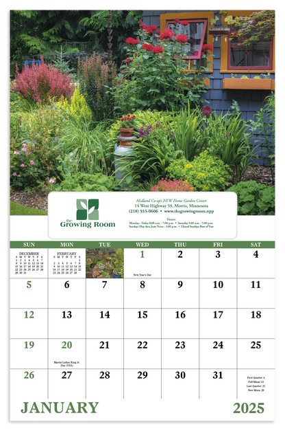 Good Value Garden Walk  Window Calendar-7577