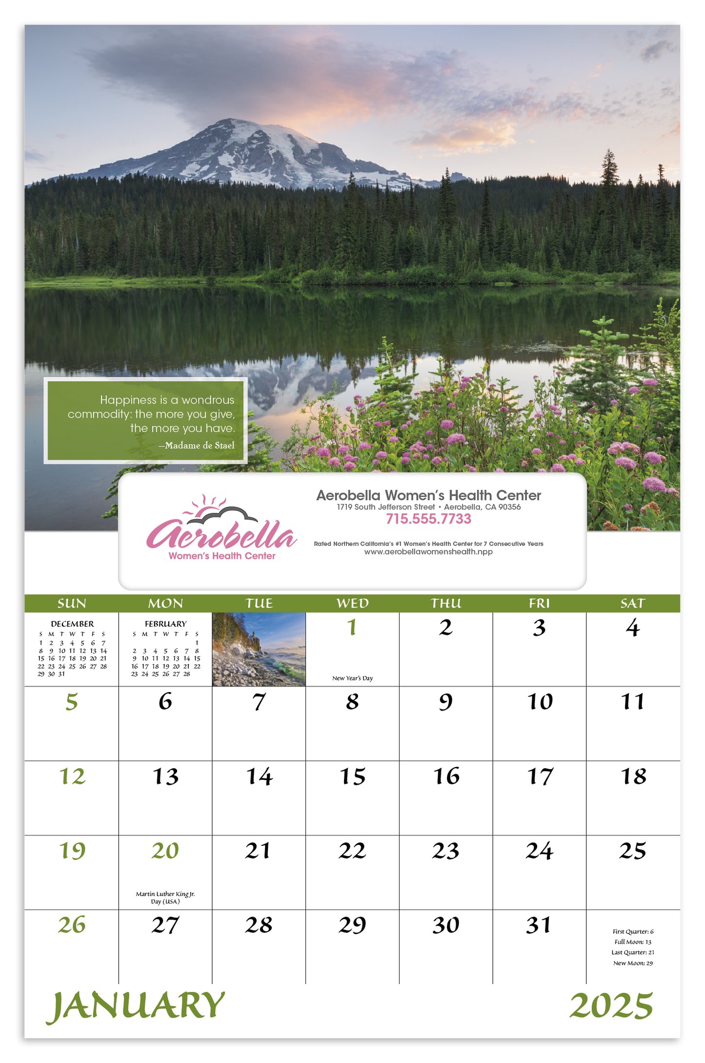 Good Value Inspirations for Life  Window Calendar-7579