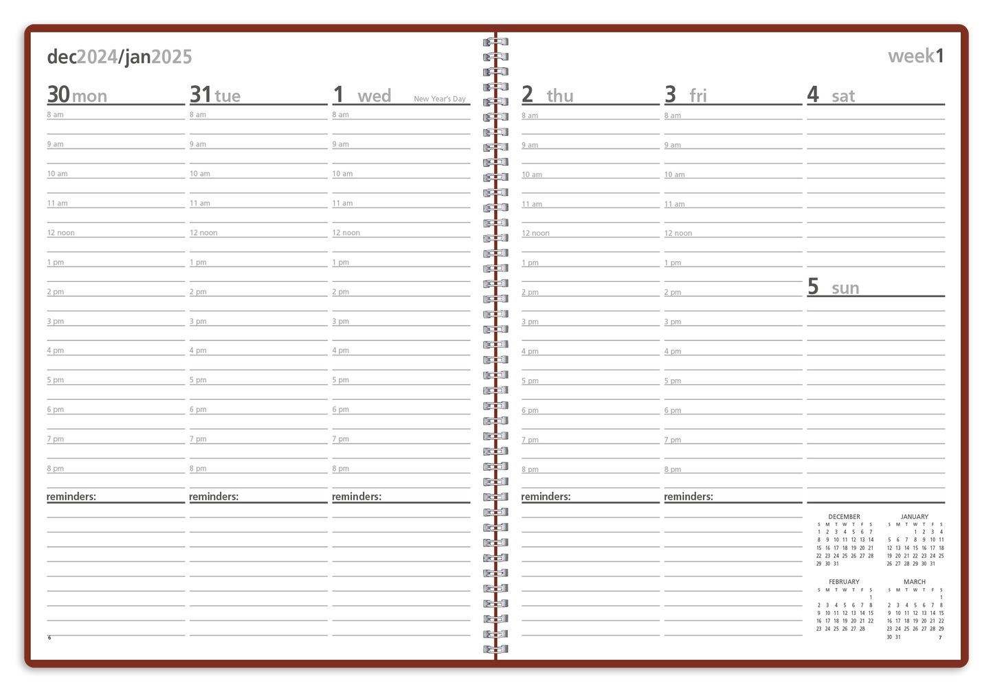 Triumph Calendars Monthly  Weekly Planner-8105