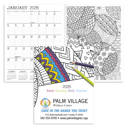 Good Value Adult Coloring Book Planner-8200