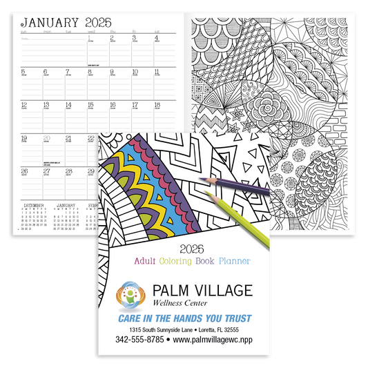Good Value Adult Coloring Book Planner-8200