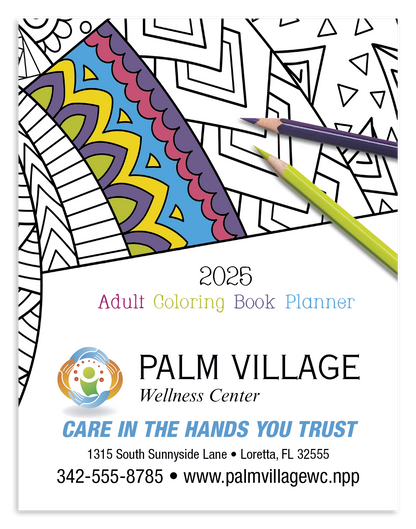 Good Value Adult Coloring Book Planner-8200