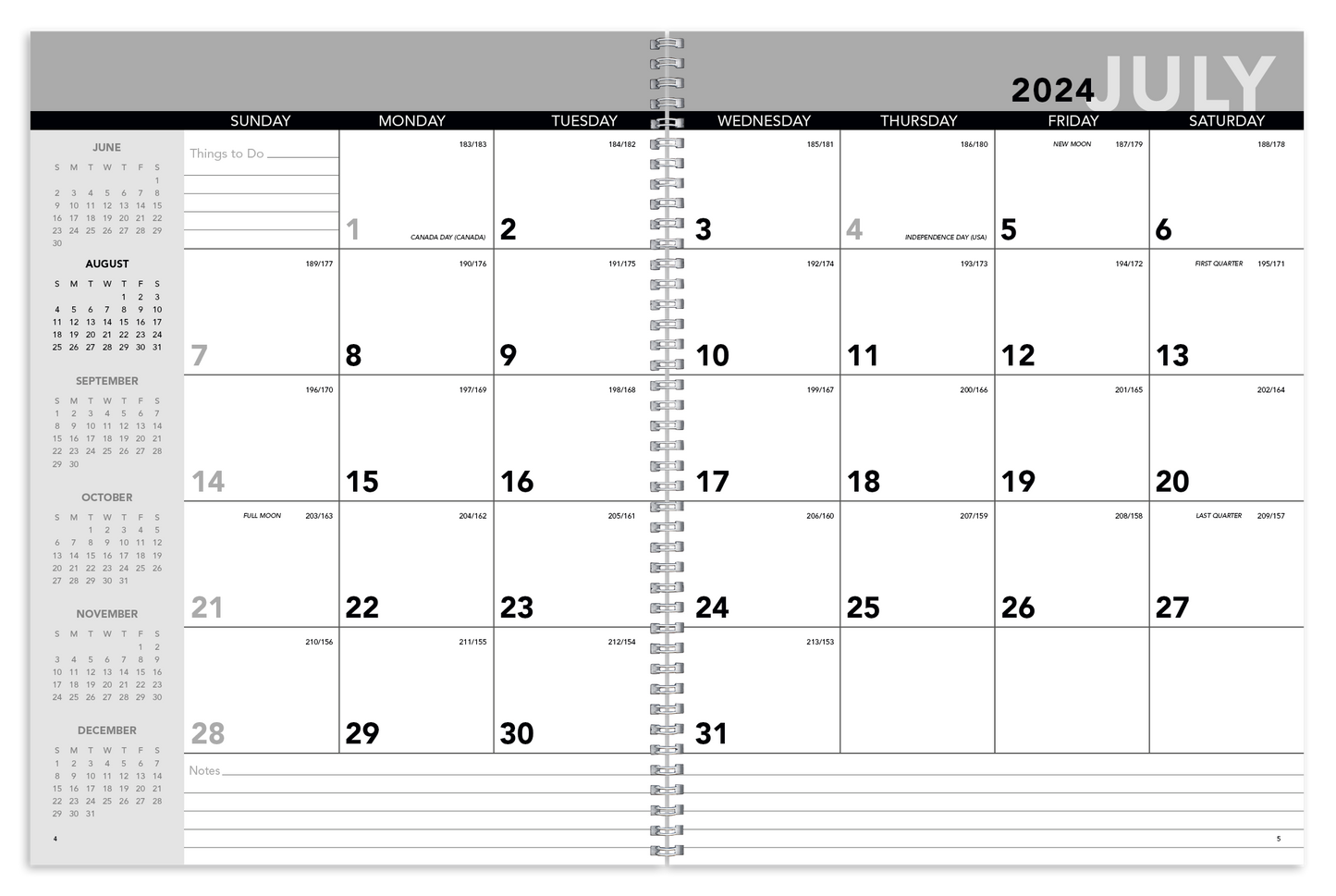 Triumph Calendars Academic Year Desk Planner with Custom Cover-821