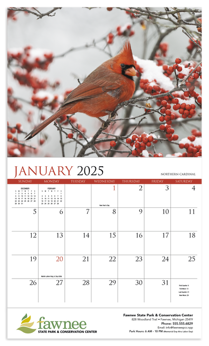 HotLine Products Songbirds Appointment Calendar  Stapled-875