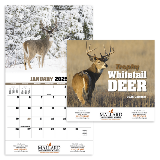 HotLine Products Trophy Whitetail Deer Appointment Calendar  Stapled-896