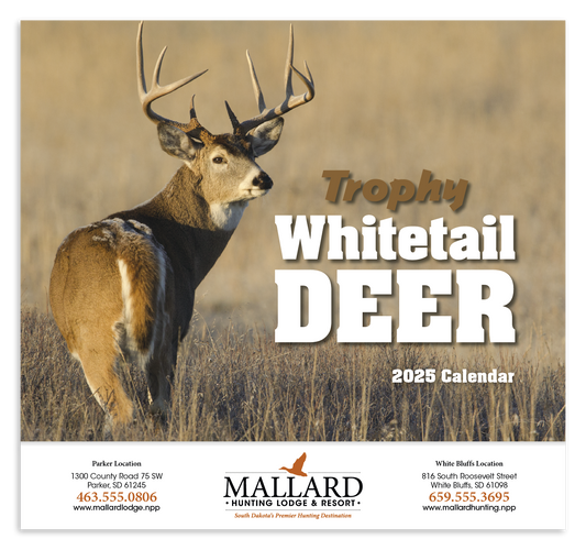 HotLine Products Trophy Whitetail Deer Appointment Calendar  Stapled-896