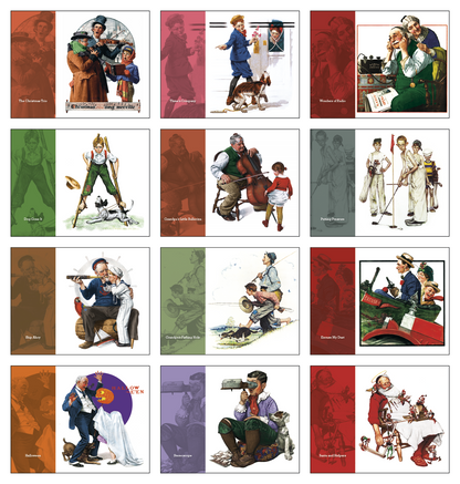 HotLine Products Norman Rockwell Appointment Calendar  Spiral-402H