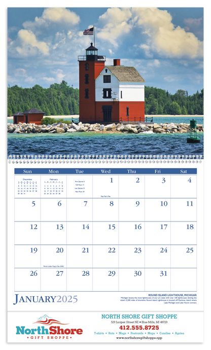 Triumph Calendars Lighthouses Calendar-1703