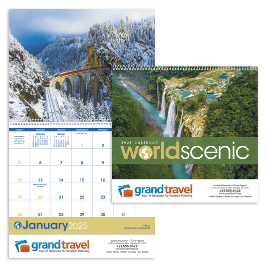Triumph Calendars World Scenic Calendar-1712