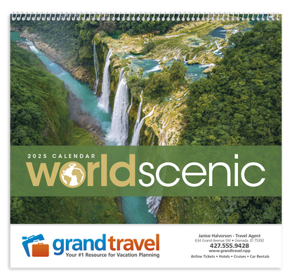 Triumph Calendars World Scenic Calendar-1712