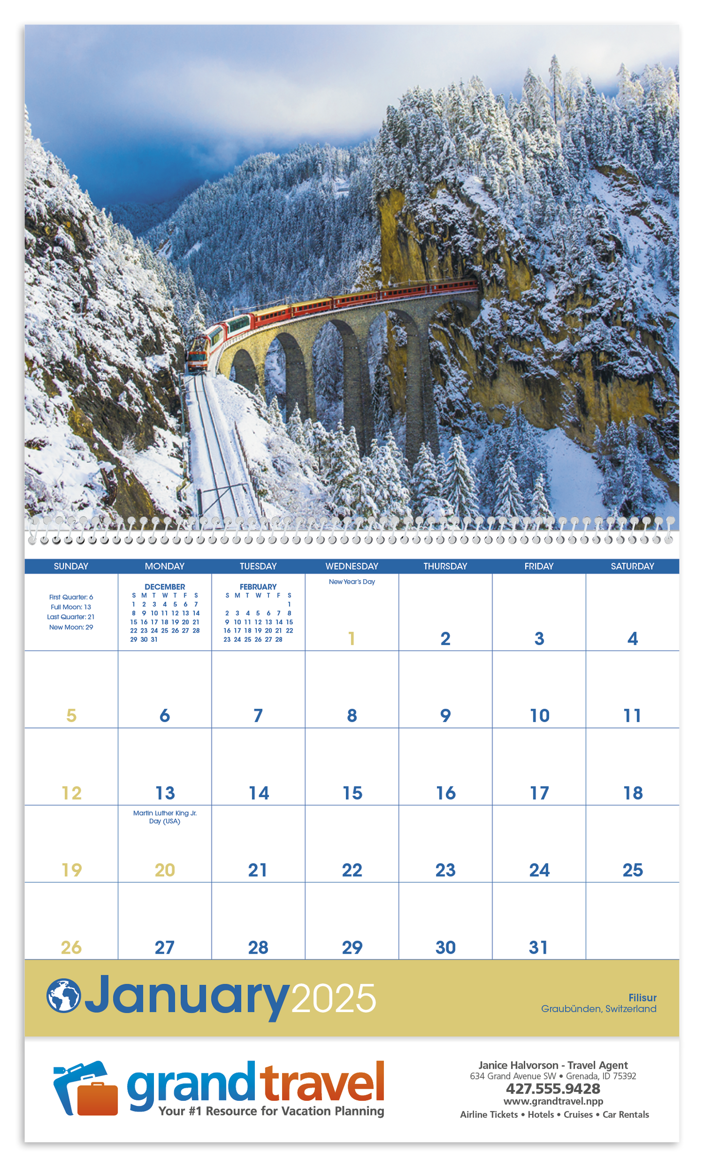 Triumph Calendars World Scenic Calendar-1712