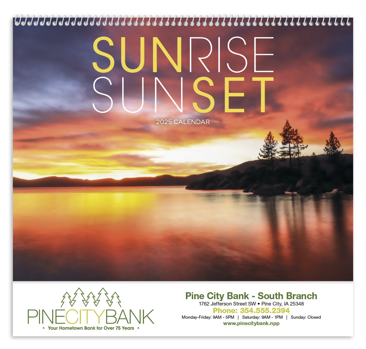 Triumph Calendars Sunrise Sunset Calendar-1715