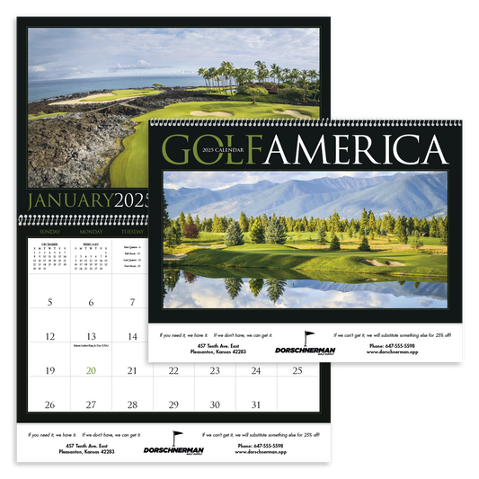 Triumph Calendars Golf America Calendar-2201