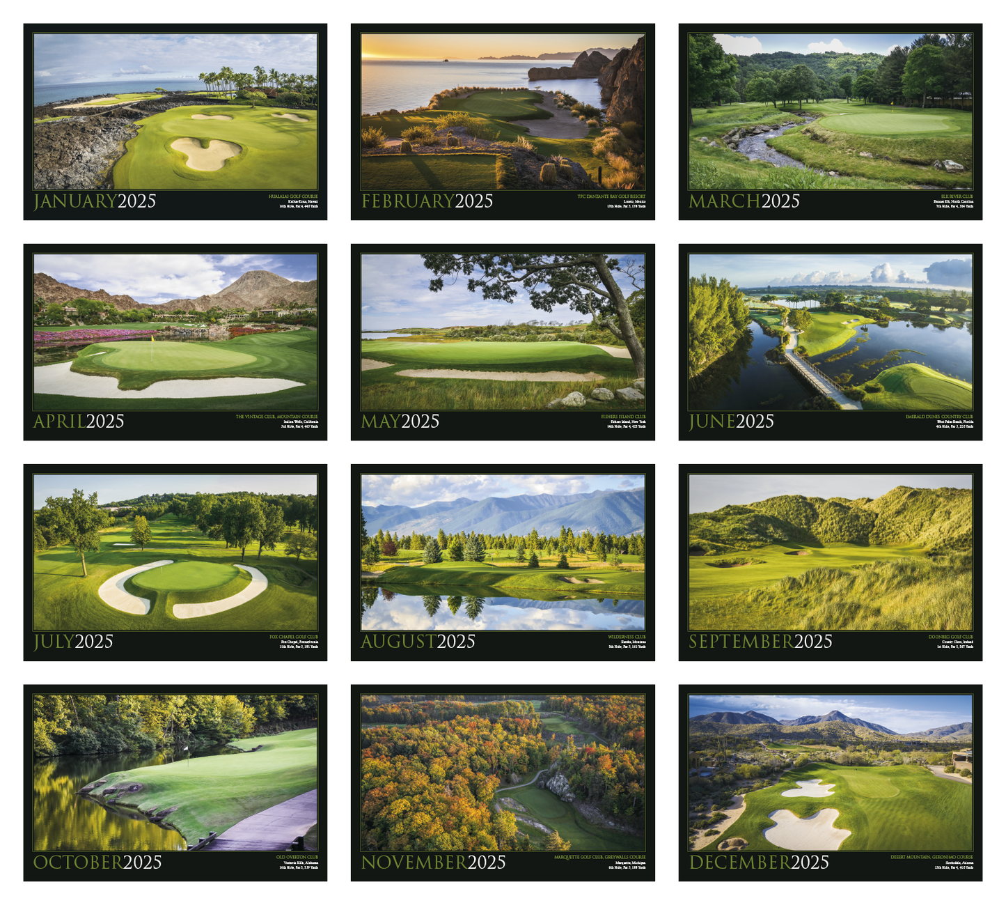 Triumph Calendars Golf America Calendar-2201