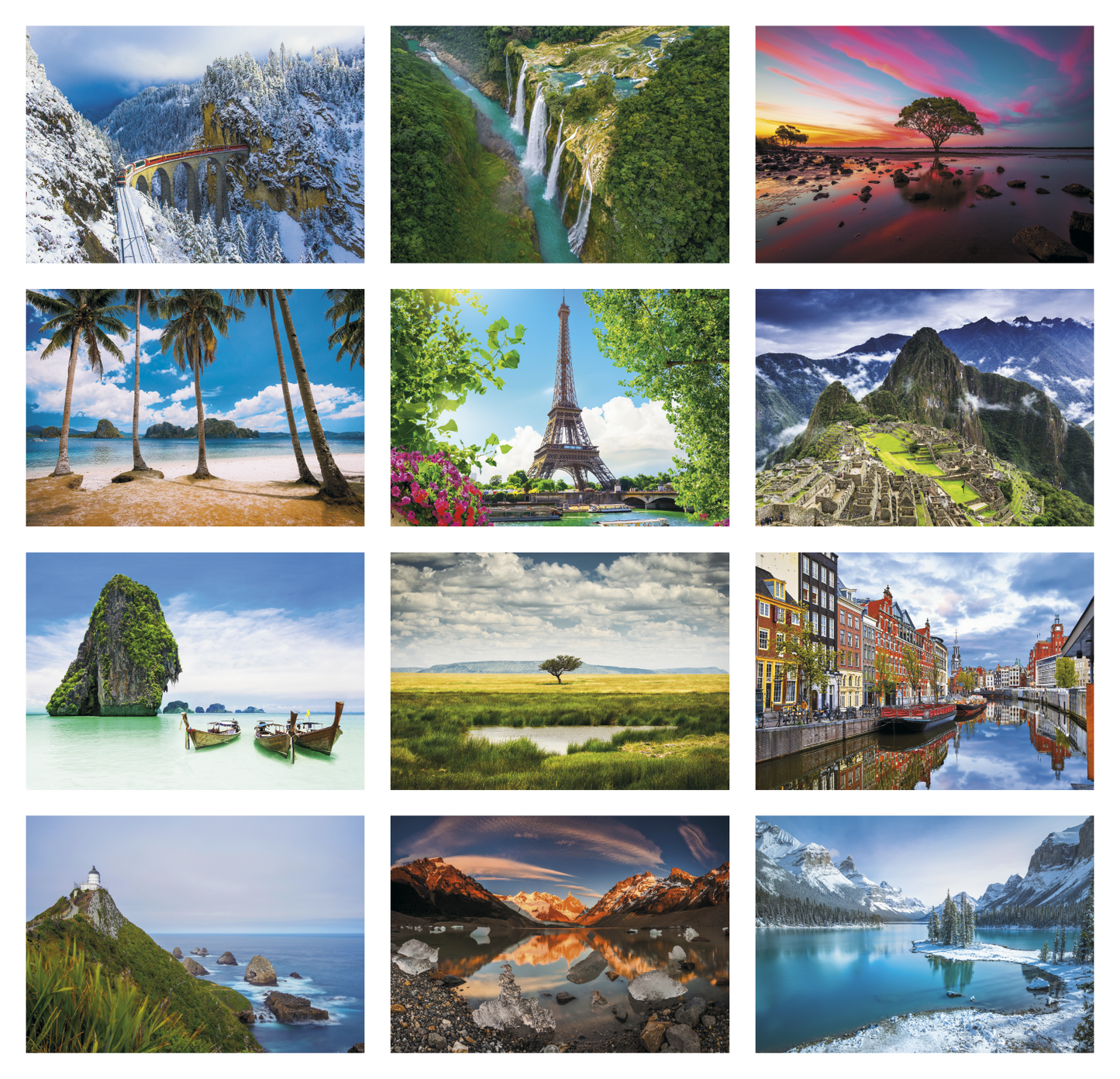 Triumph Calendars World Scenic Calendar-2300