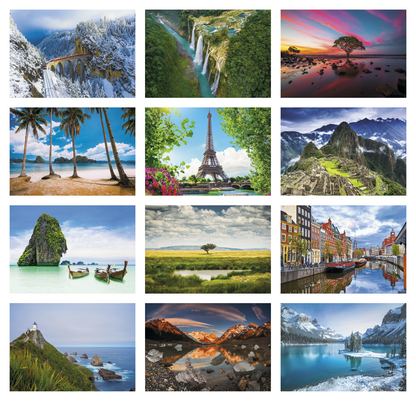 Triumph Calendars World Scenic Calendar-2300