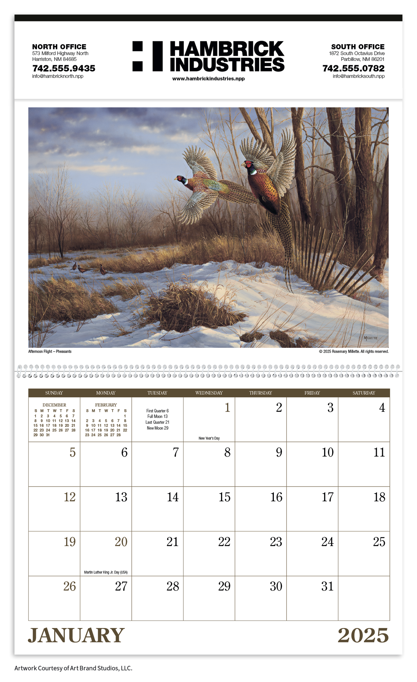 Triumph Calendars Wildlife Art Calendar-2301