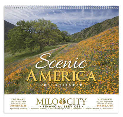 HotLine Products Scenic America Appointment Calendar  Spiral-400