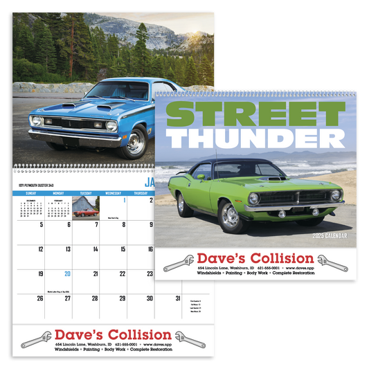 HotLine Products Street Thunder Appointment Calendar  Spiral-401
