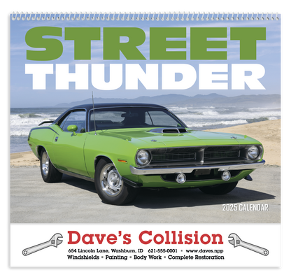 HotLine Products Street Thunder Appointment Calendar  Spiral-401