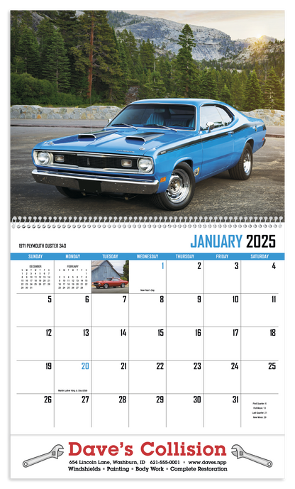 HotLine Products Street Thunder Appointment Calendar  Spiral-401