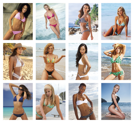 Triumph Calendars PressNStick FullColor Header Sunshine Girls Calendar-V7903FC