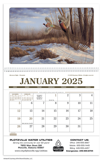 Triumph Calendars Wildlife Art Pocket Calendar-4153