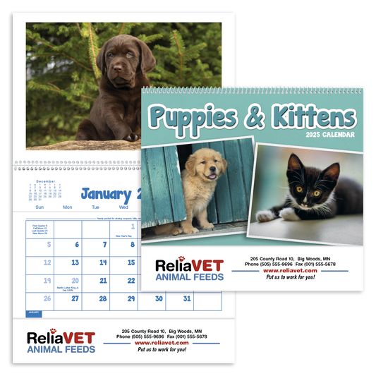 Triumph Calendars Puppies  Kittens Pocket Calendar-4155