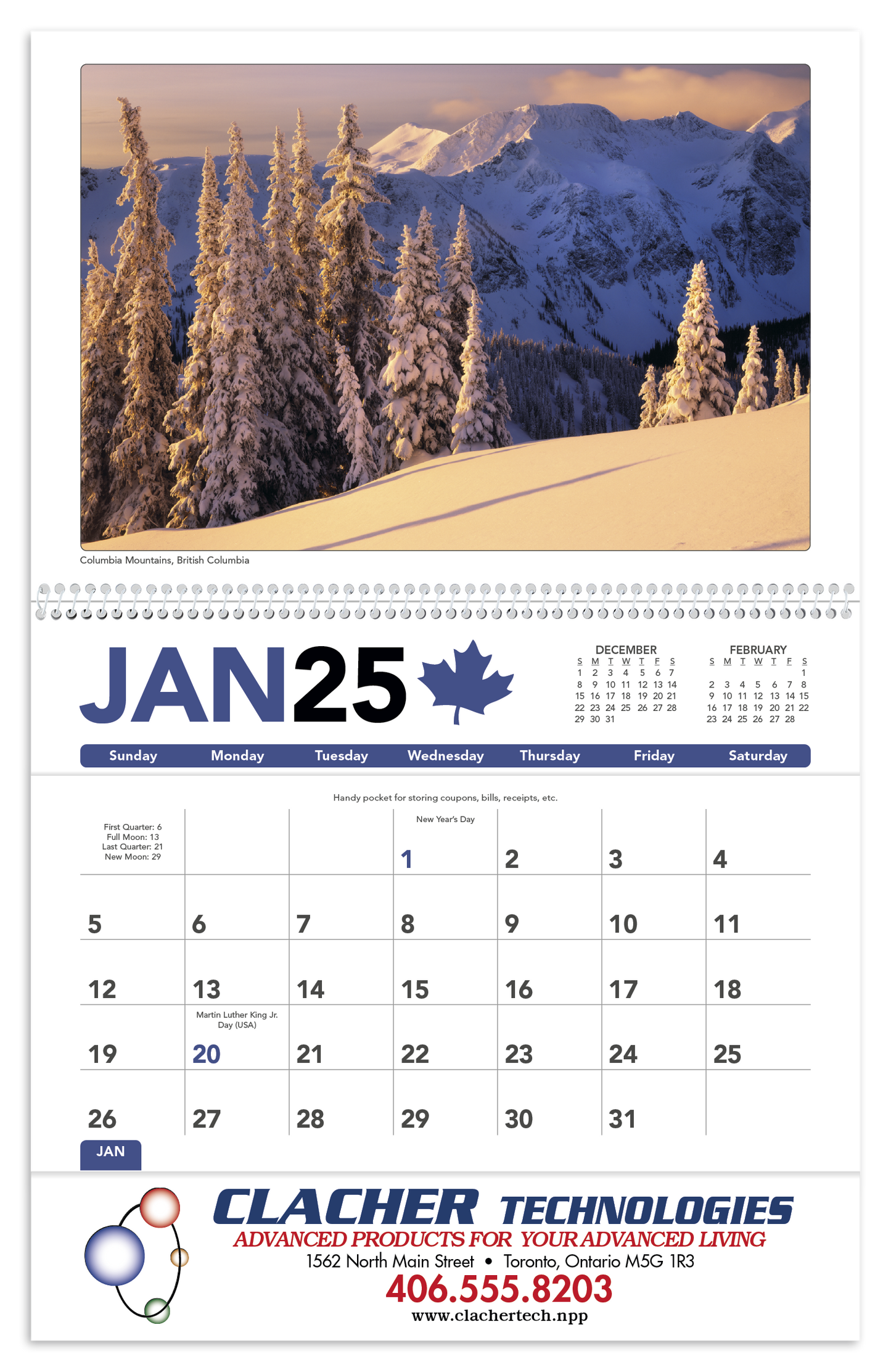 Triumph Calendars Canadian Scenic Pocket Calendar-4160
