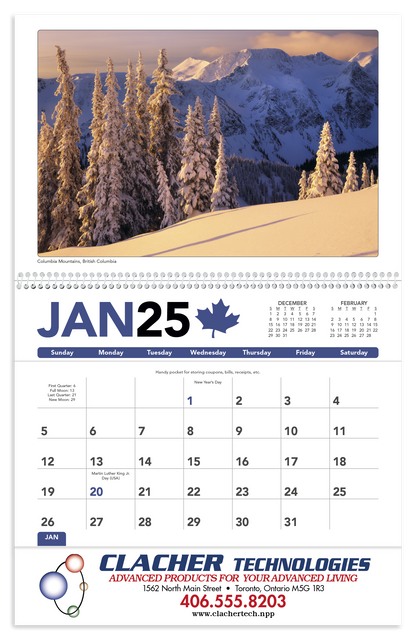 Triumph Calendars Canadian Scenic Pocket Calendar-4160