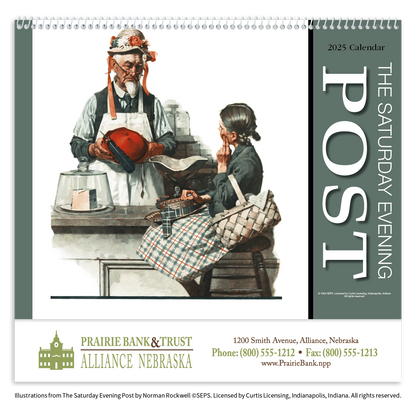 HotLine Products Saturday Evening Post Appointment Calendar  Spiral-419