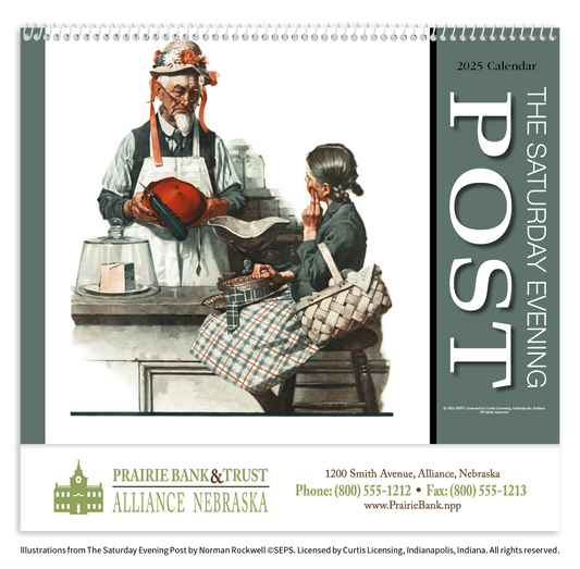 HotLine Products Saturday Evening Post Appointment Calendar  Spiral-419