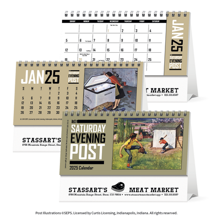 Triumph Calendars  The Saturday Evening Post Desk Calendar-4252