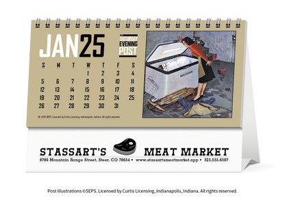 Triumph Calendars  The Saturday Evening Post Desk Calendar-4252