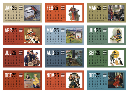 Triumph Calendars  The Saturday Evening Post Desk Calendar-4252
