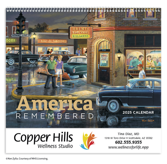 HotLine Products America Remembered Appointment Calendar  Spiral-429