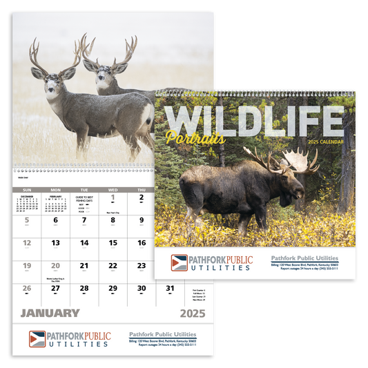 Good Value Wildlife Portraits  Spiral Calendar-7063