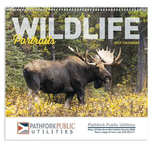 Good Value Wildlife Portraits  Spiral Calendar-7063
