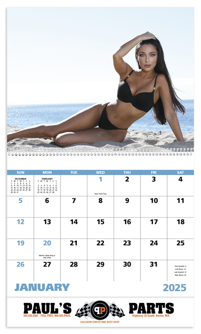 Good Value Swimsuits  Spiral Calendar-7065