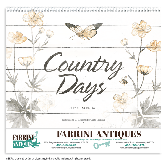 Good Value Country Days  Spiral Calendar-7066