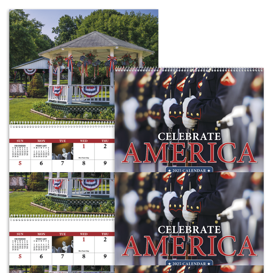 Good Value Celebrate America  Spiral Calendar-7069