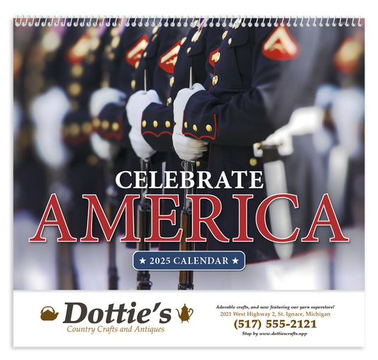 Good Value Celebrate America  Spiral Calendar-7069