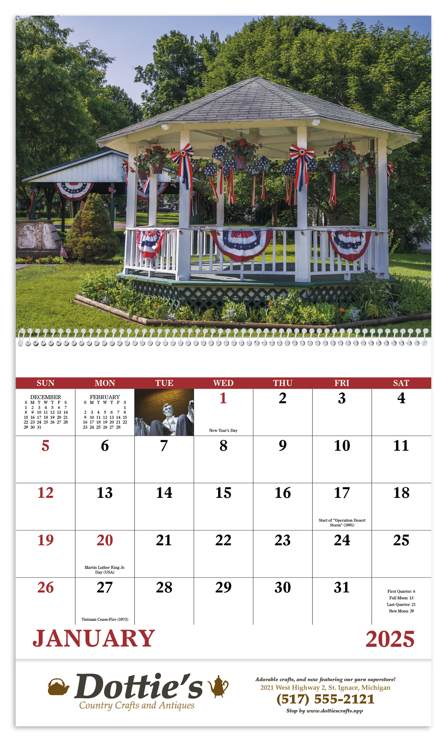 Good Value Celebrate America  Spiral Calendar-7069