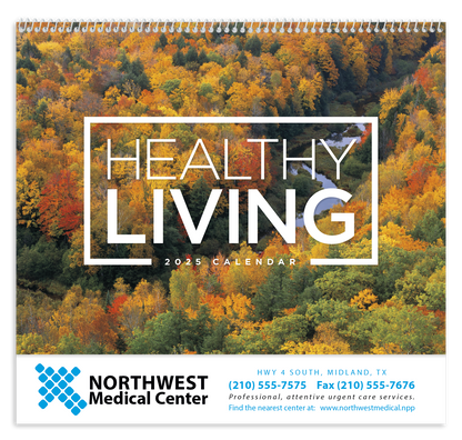 Good Value Healthy Living  Spiral Calendar-7073